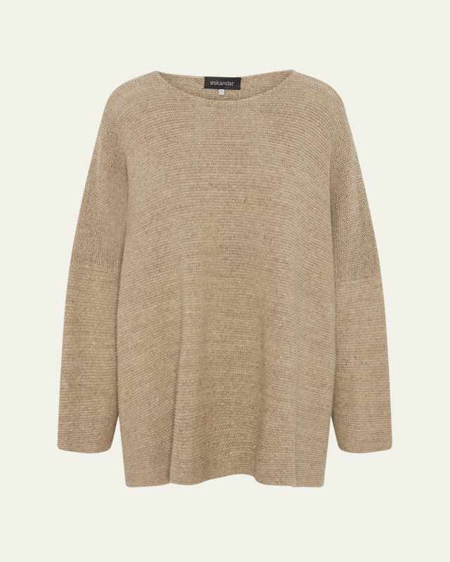 Bateau Neck Sweater (Mid Plus Length)